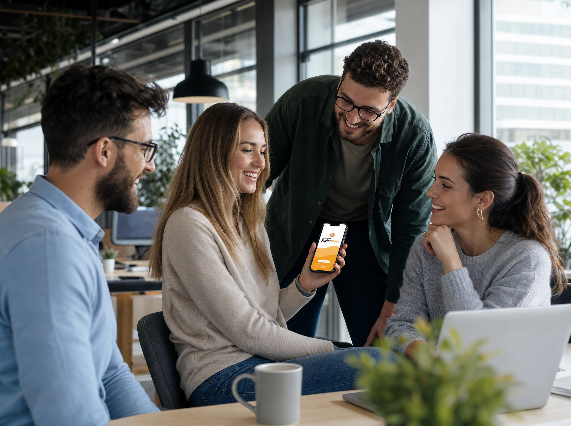 Team mit SchülerFerienPass App